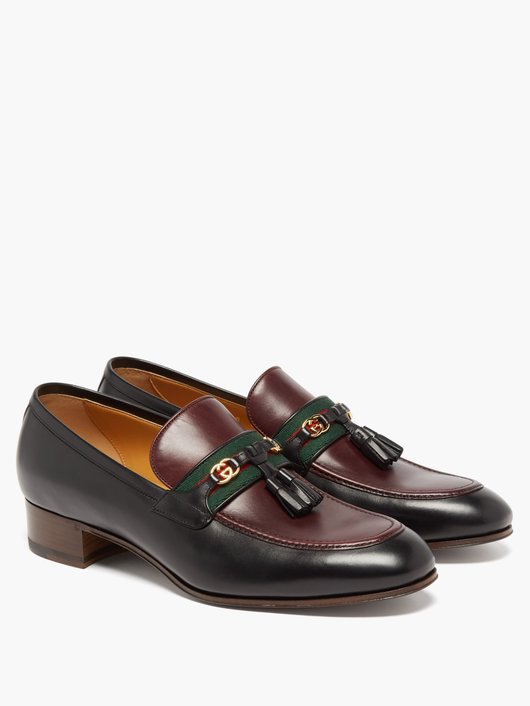 Gucci Bi-colour leather loafers