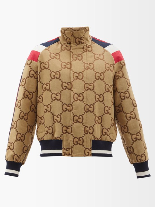 Gucci Jumbo GG-jacquard canvas jacket