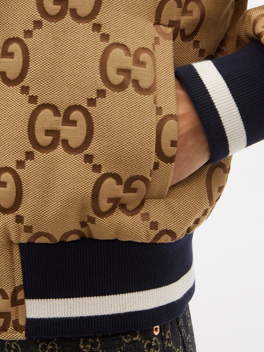 Gucci Jumbo GG-jacquard canvas jacket