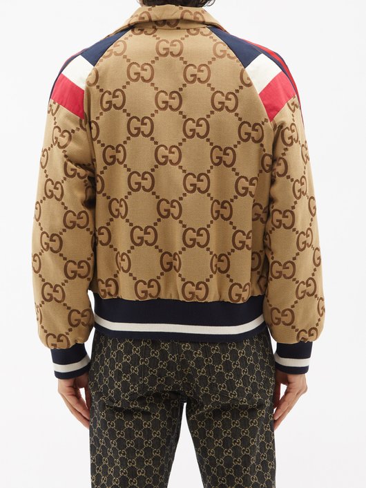 Gucci Jumbo GG-jacquard canvas jacket