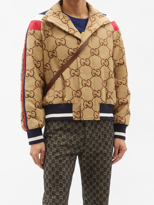 Gucci Jumbo GG-jacquard canvas jacket