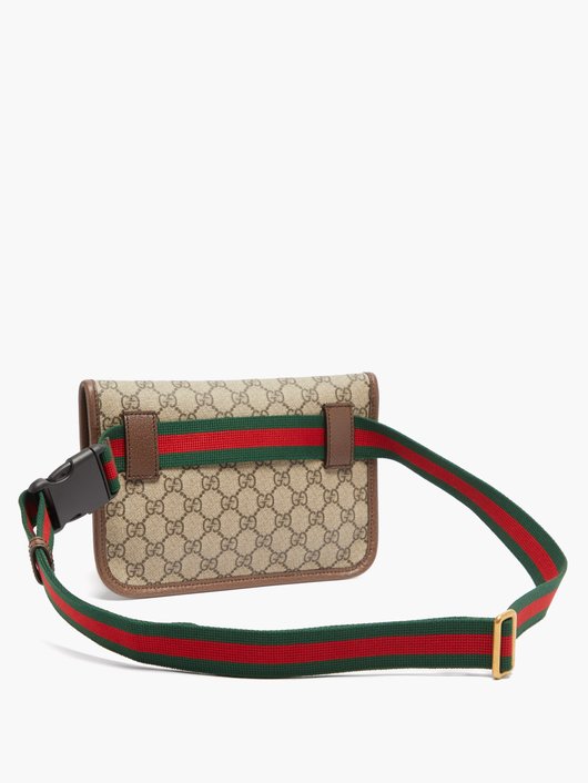 Gucci GG-jacquard coated-canvas shoulder bag