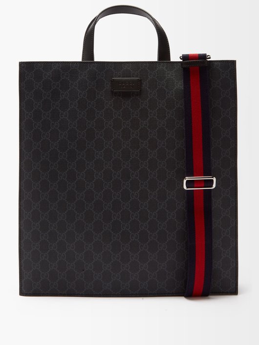 Gucci GG-jacquard coated-canvas tote bag