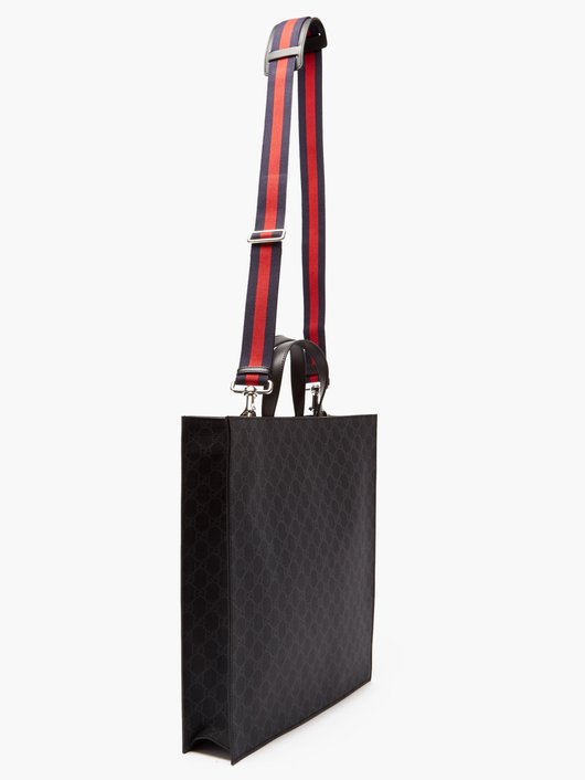 Gucci GG-jacquard coated-canvas tote bag