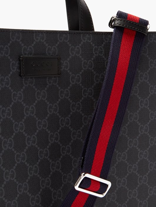 Gucci GG-jacquard coated-canvas tote bag