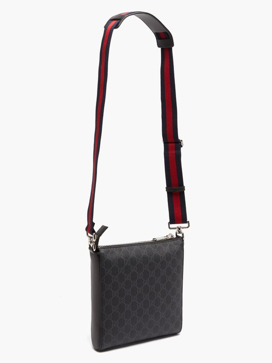 Gucci GG-jacquard coated-canvas cross-body bag