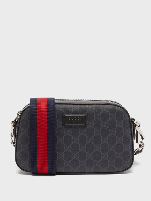 Gucci GG-jacquard coated-canvas shoulder bag