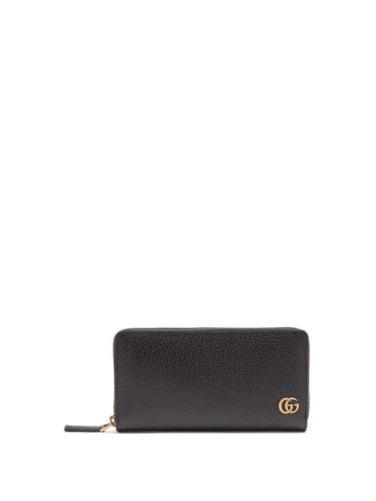 Gucci GG Marmont zip-around leather wallet	