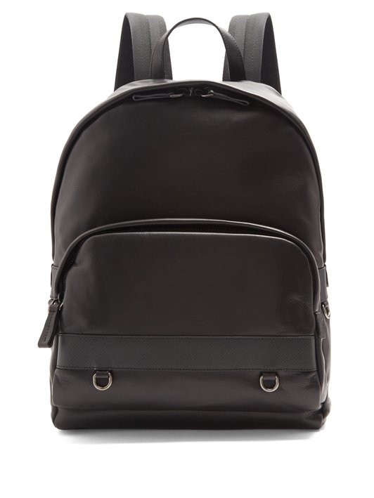 BALO PRADA Zip-around leather backpack