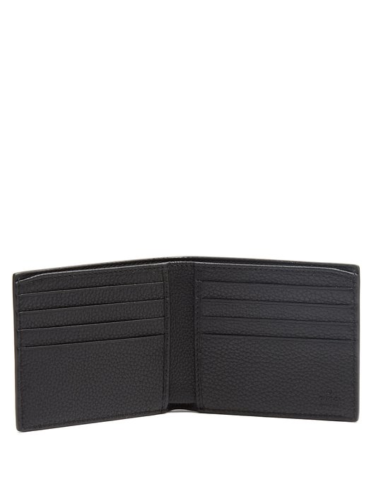 Gucci Logo-print bi-fold leather wallet