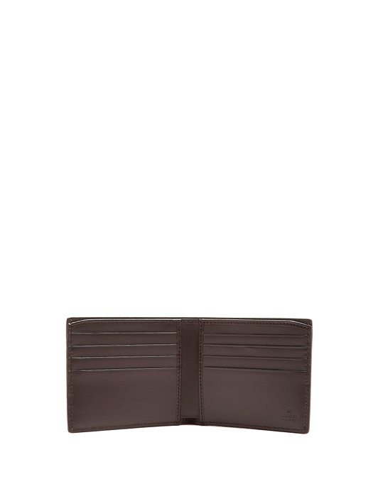 Gucci GG-debossed bi-fold leather wallet	