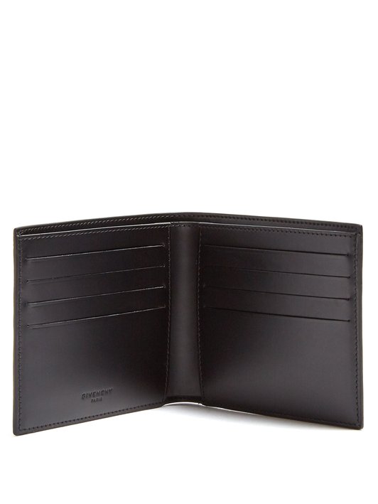 Givenchy Monkey Brothers-print leather bi-fold wallet