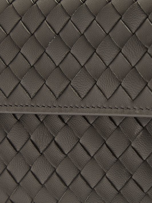 Bottega Veneta Intrecciato continental leather wallet