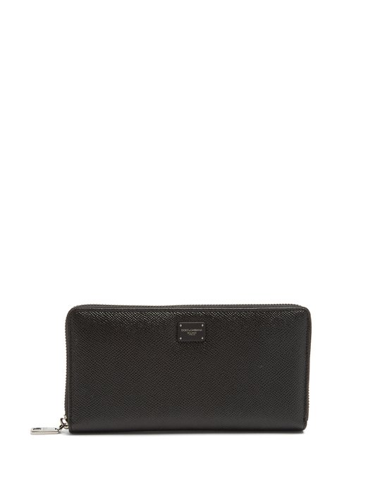 Dolce & Gabbana Zip-around leather wallet