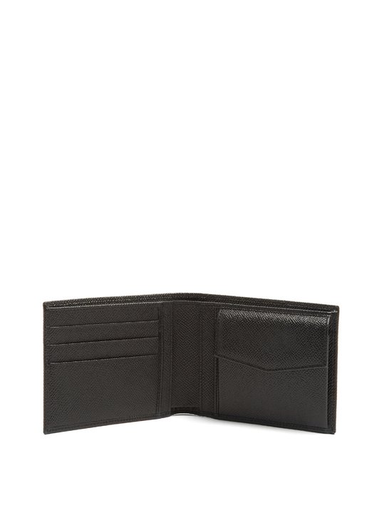 Dolce & Gabbana Bi-fold grained-leather wallet