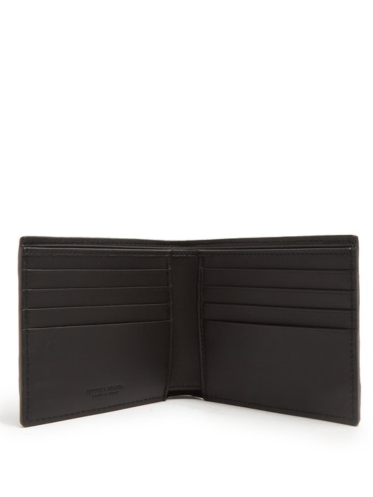 Bottega Veneta Intrecciato bi-fold stitch-detail leather wallet