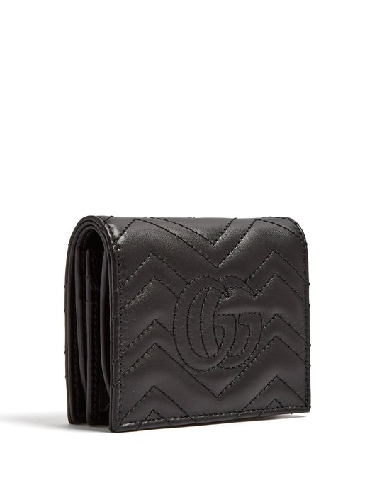 DA GUCCI GG Marmont quilted-leather wallet