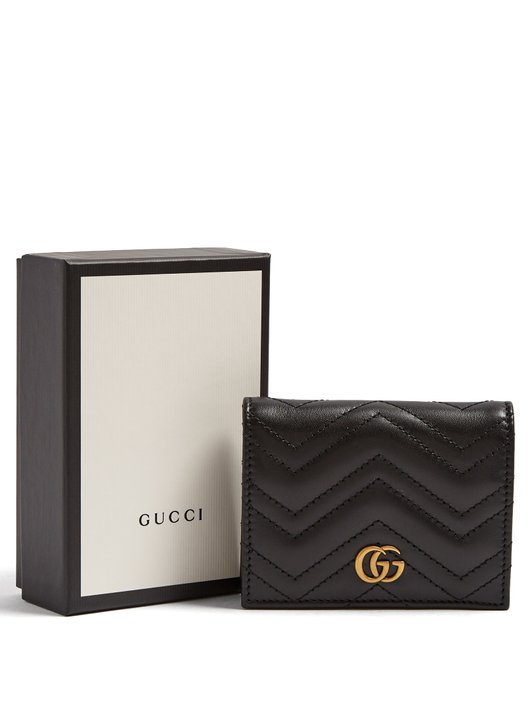 Gucci GG Marmont quilted-leather wallet