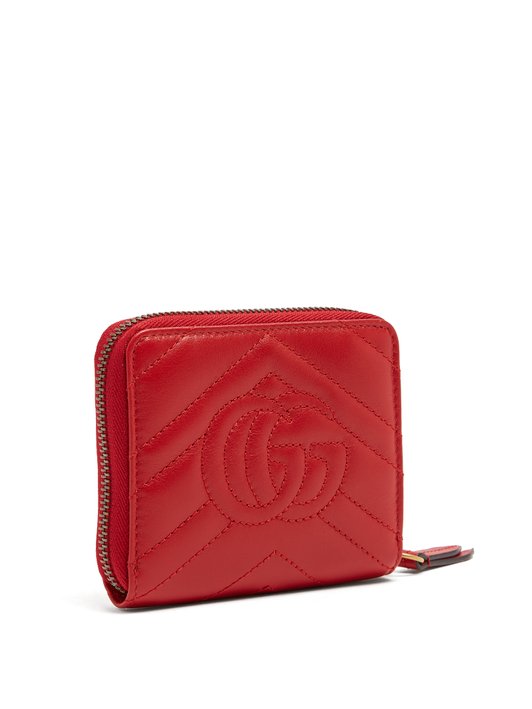 Gucci GG Marmont quilted-leather wallet