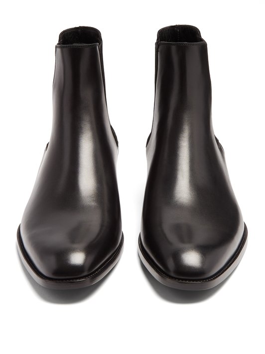 Saint Laurent Wyatt leather chelsea boots