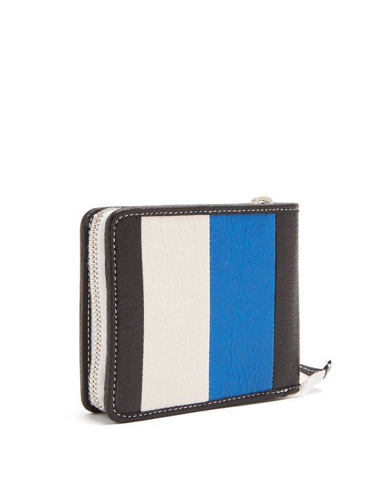 Balenciaga Bazar zip-around leather wallet