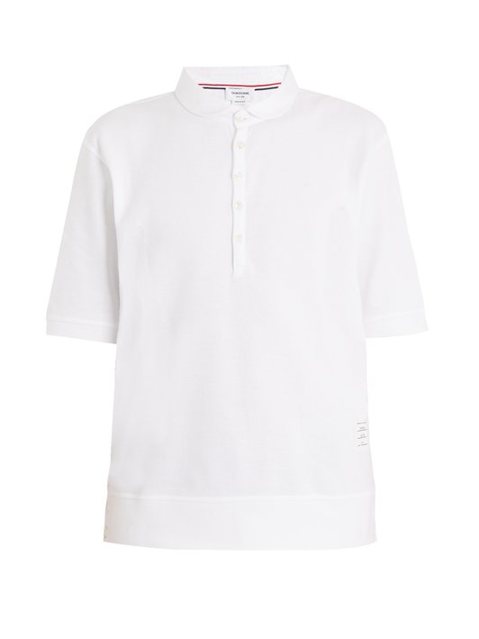 Thom Browne Classic cotton-piqué polo shirt 