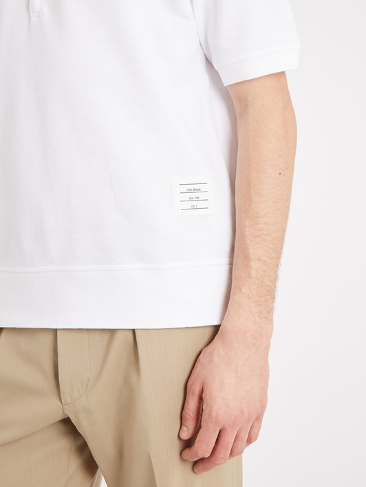 Thom Browne Classic cotton-piqué polo shirt 