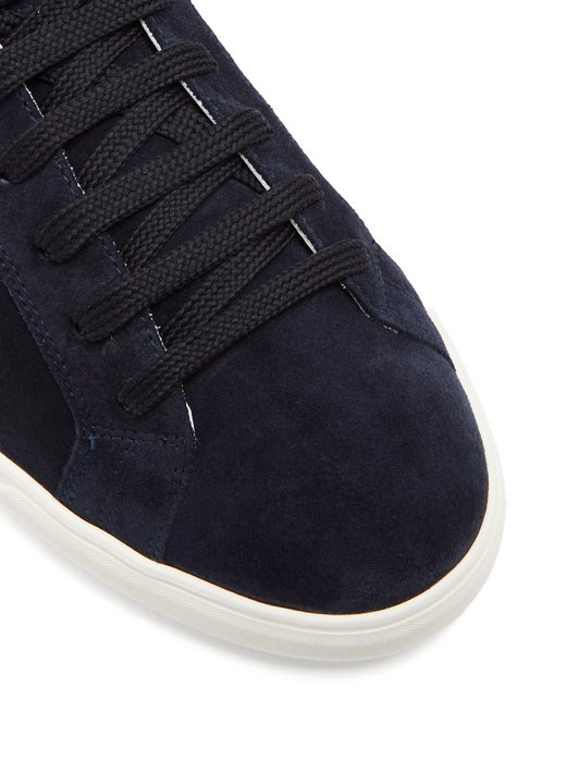 Moncler La Monaco low-top suede trainers