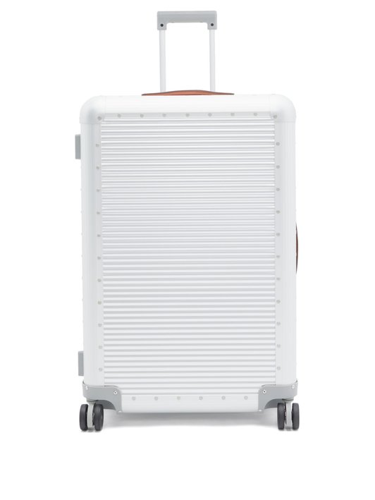 Fabbrica Pelletterie Milano Bank Spinner 76 aluminium suitcase 