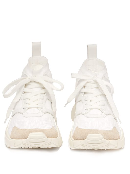 Valentino Sound High knitted trainers