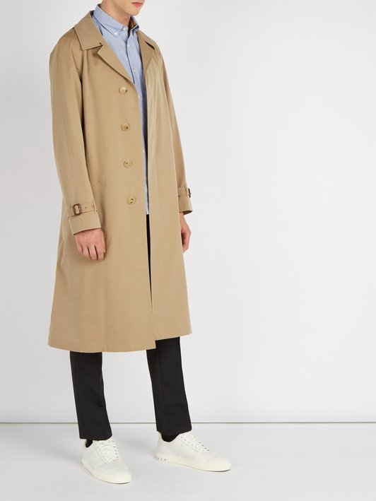 Burberry Car cotton-gabardine coat