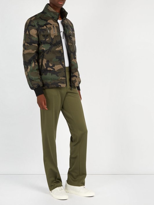Valentino Camouflage-print down jacket