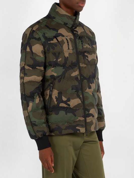 Valentino Camouflage-print down jacket