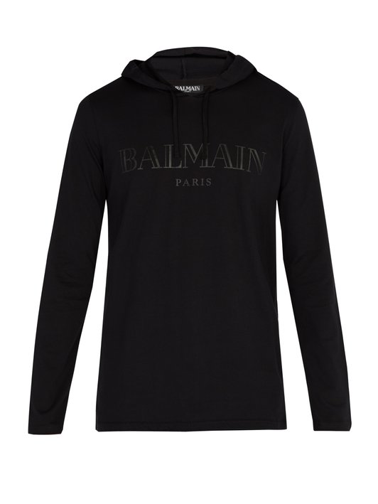 Balmain Logo-print hooded sweatshirt