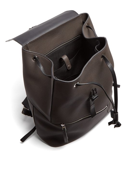 Loewe Puzzle grained-leather backpack 