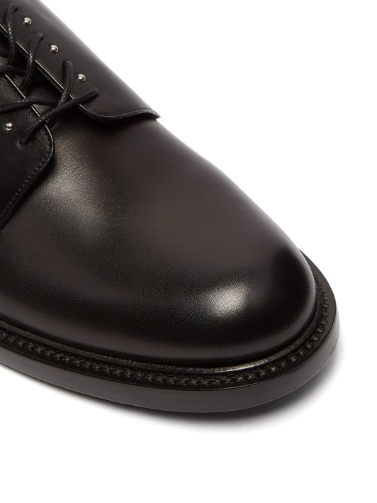 Saint Laurent Army studded leather derby shoes
