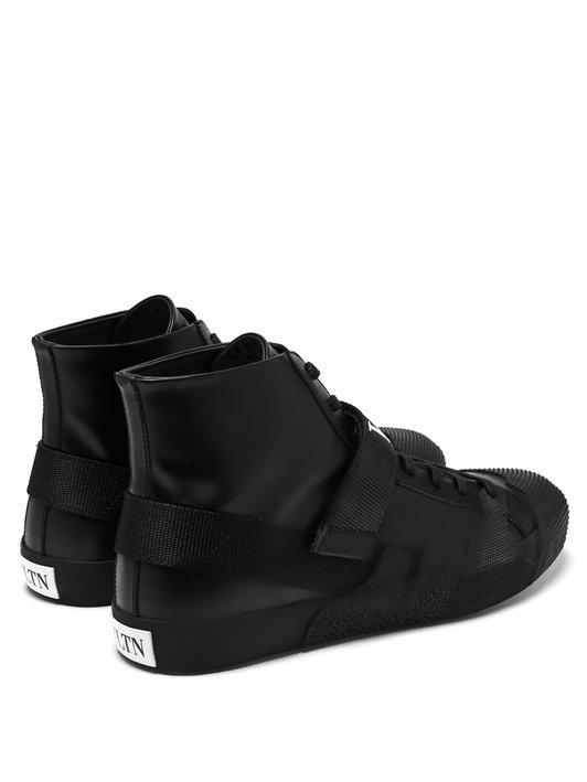 Valentino VLTN high-top leather trainers