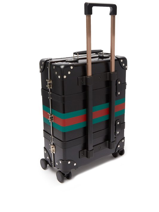 Gucci X Globe Trotter Web-stripe carry case 