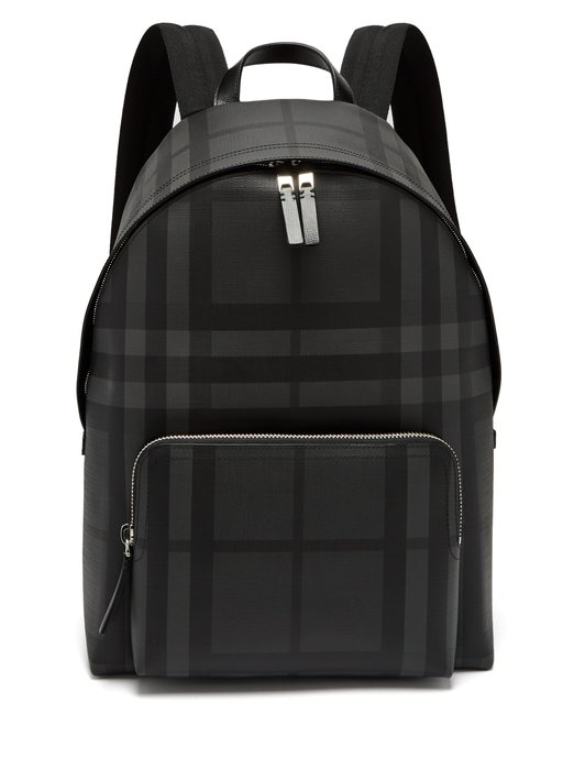 Burberry London-check PVC backpack