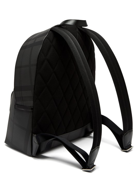 Burberry London-check PVC backpack