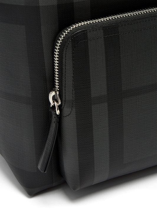 Burberry London-check PVC backpack