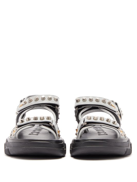 Gucci Aguru stud-embellished leather sandals 