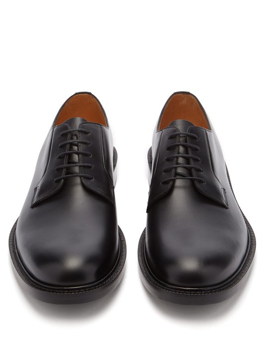 Valentino Rockstud leather derby shoes
