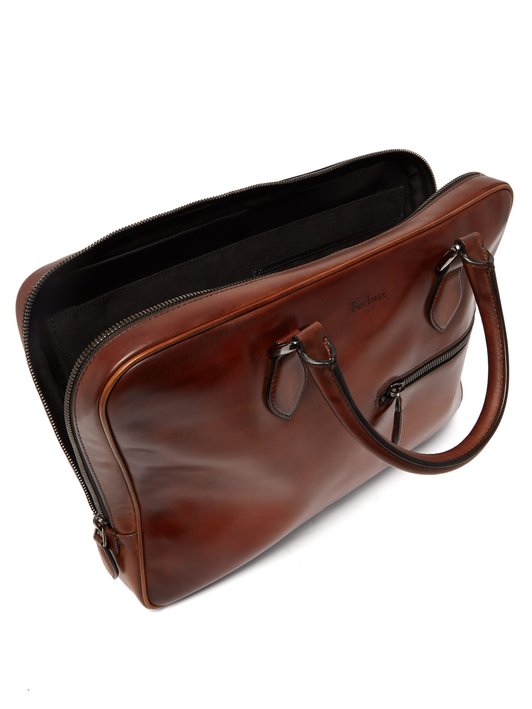 Berluti Venezia-leather briefcase