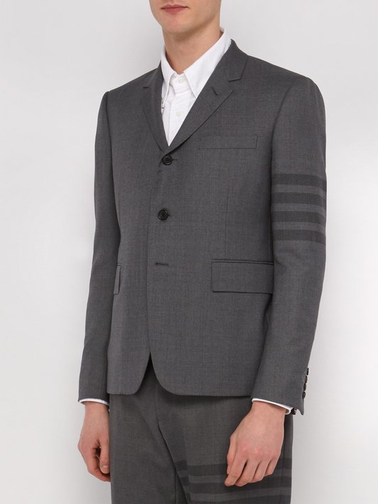 Thom Browne 4-Bar School Uniform wool-blend jacket