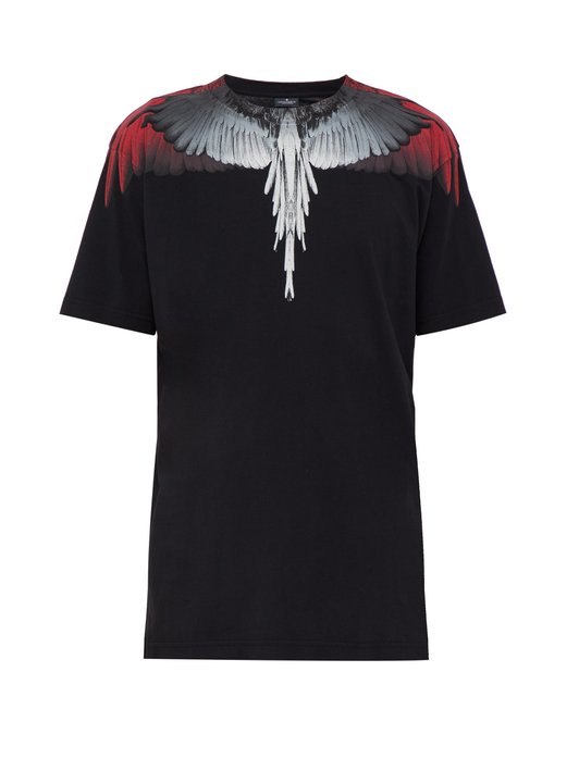 Marcelo Burlon Wings-print cotton-jersey T-shirt