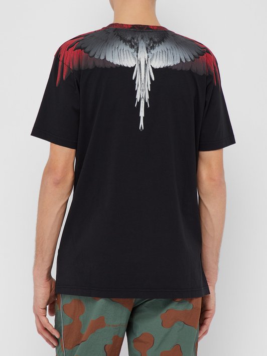 Marcelo Burlon Wings-print cotton-jersey T-shirt
