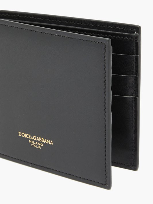 Dolce & Gabbana Logo bi-fold leather wallet