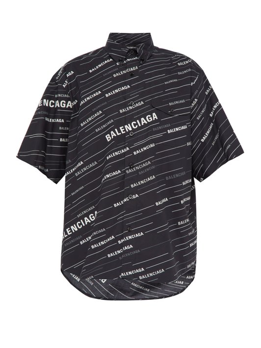 Balenciaga Logo print cotton shirt 