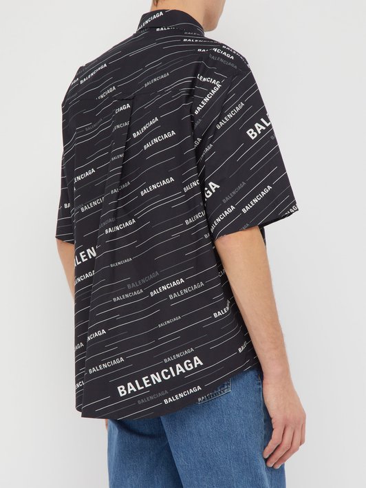 Balenciaga Logo print cotton shirt 